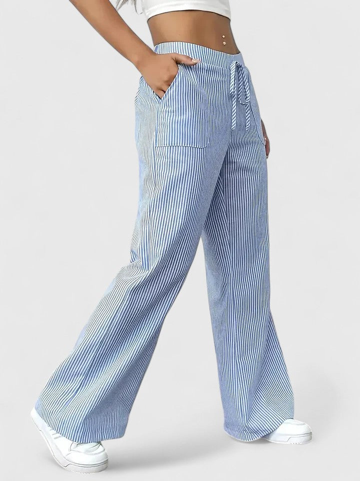 Pantaloni Eleganti Donna con Cintura Regolabile e Design Traspirante | Comfort e Stile per Ogni Occasione 1