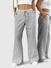 Pantaloni Eleganti Donna con Cintura Regolabile e Design Traspirante | Comfort e Stile per Ogni Occasione 3