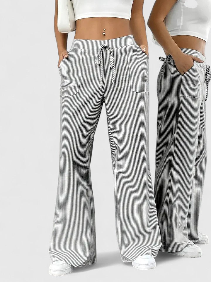 Pantaloni Eleganti Donna con Cintura Regolabile e Design Traspirante | Comfort e Stile per Ogni Occasione 3