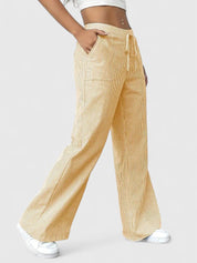 Pantaloni Eleganti Donna con Cintura Regolabile e Design Traspirante | Comfort e Stile per Ogni Occasione 9