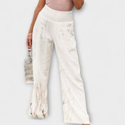 Pantaloni Larghi Donna con Elastico in Vita | Comfort e Stile Versatile per Ogni Occasione 4