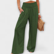Pantaloni Larghi Donna con Elastico in Vita | Comfort e Stile Versatile per Ogni Occasione 7
