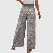 Pantaloni Palazzo Eleganti Donna con Vita Alta | Design Versatile per Comfort e Stile 4