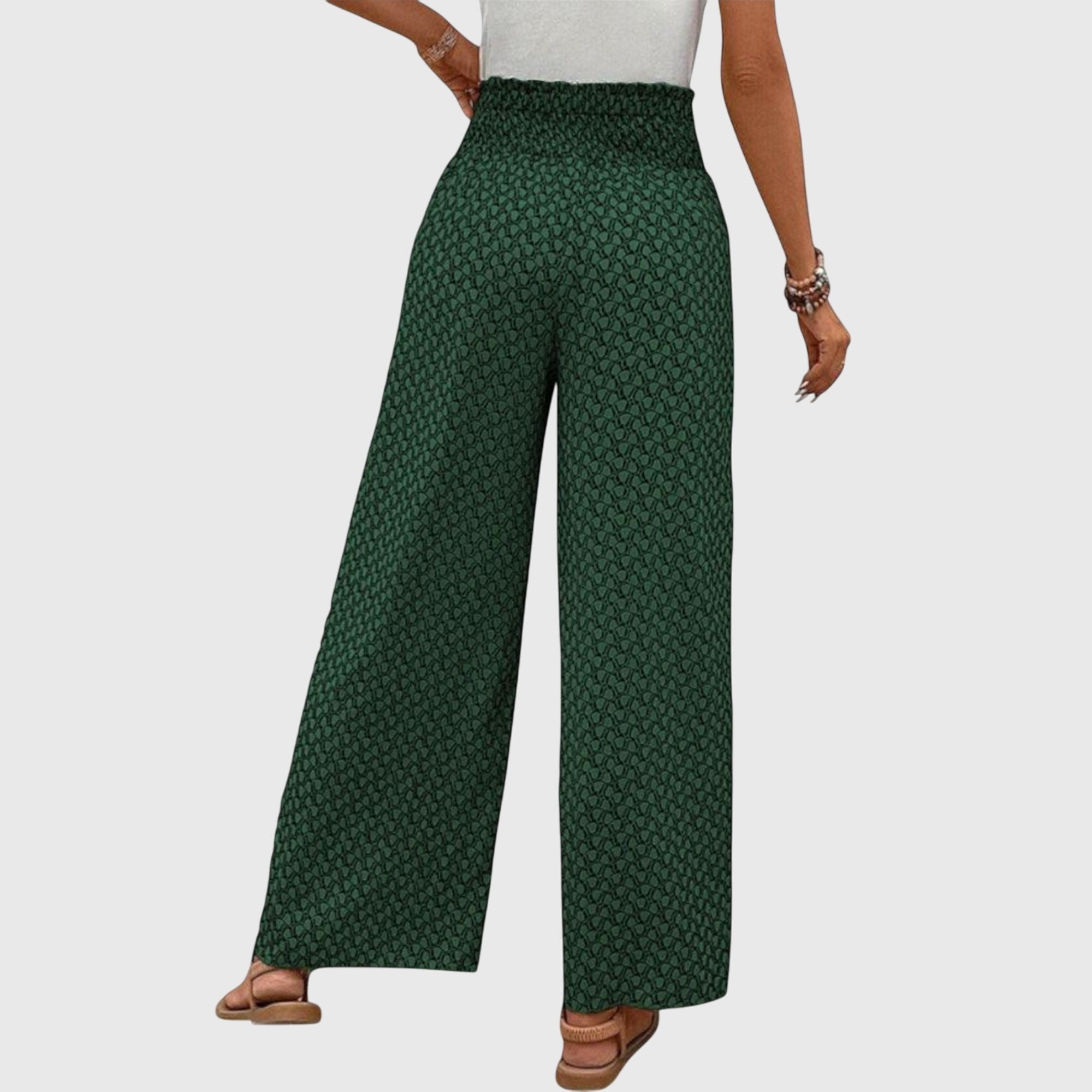 Pantaloni Palazzo Eleganti Donna con Vita Alta | Design Versatile per Comfort e Stile 7