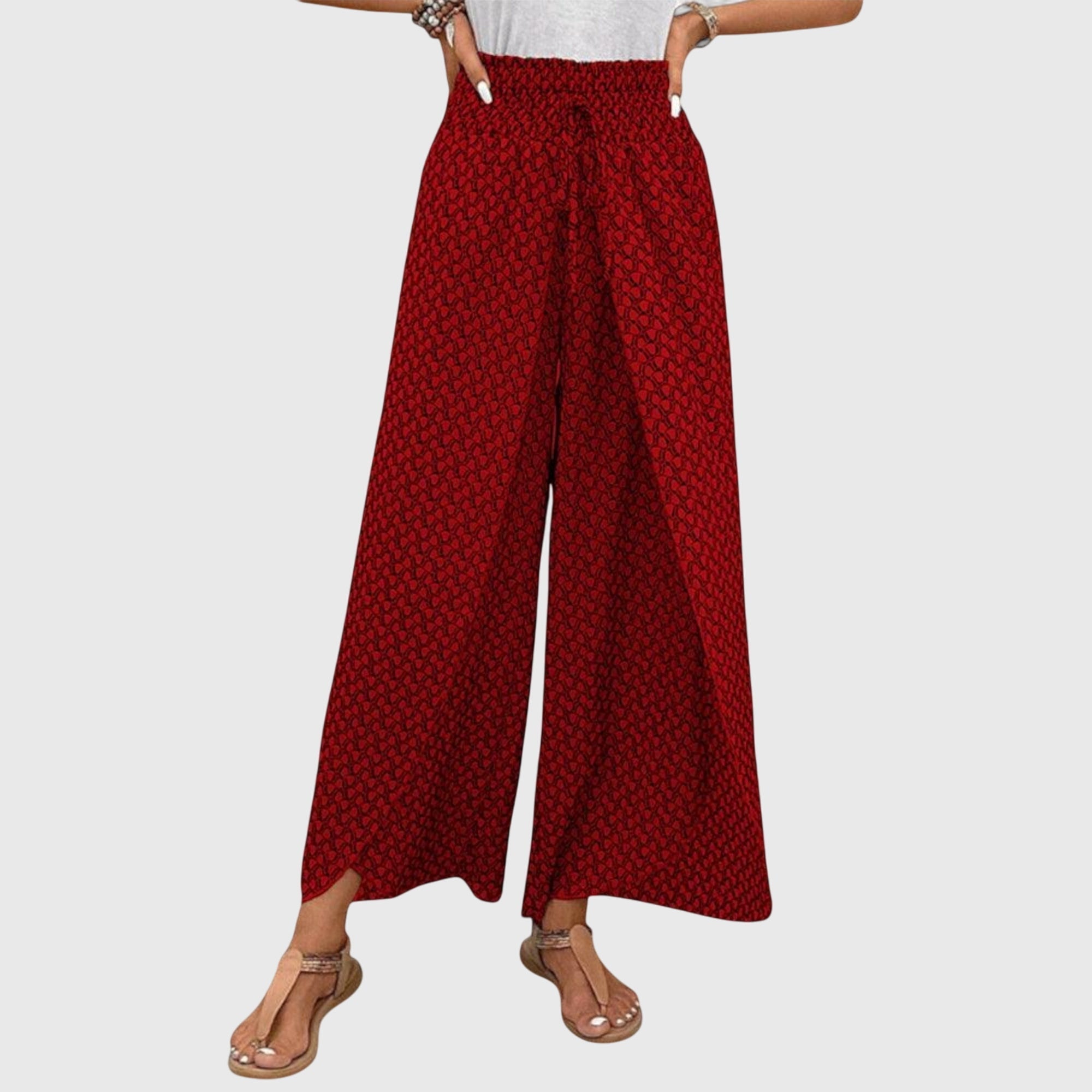 Pantaloni Palazzo Eleganti Donna con Vita Alta | Design Versatile per Comfort e Stile 8