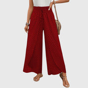 Pantaloni Palazzo Eleganti Donna con Vita Alta | Design Versatile per Comfort e Stile 9