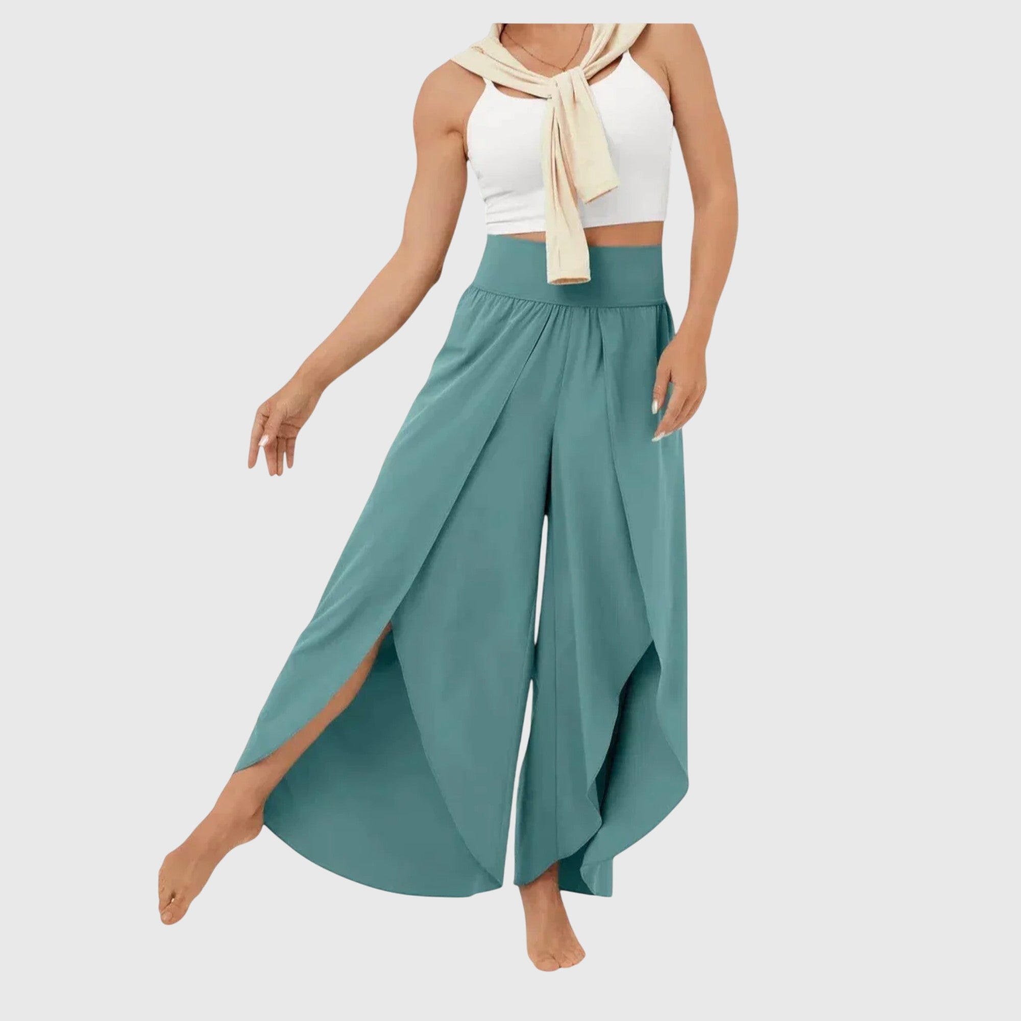 Pantaloni da Donna AirFlow con Design Leggero e Pantaloncini Integrati | Comfort e Stile per l'Estate 1