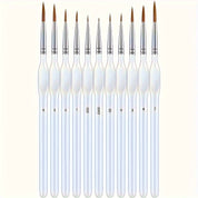 Pennelli Pittura | Pennello per Dettagli di Precisione con Setole Sintetiche | Ergonomico per Comfort e Massima Accuratezza 0