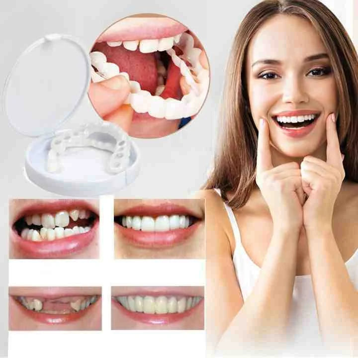 Protesi Dentale Facile | Soluzione Istantanea con Design Confortevole | Sorriso Perfetto Senza Adesivi 0