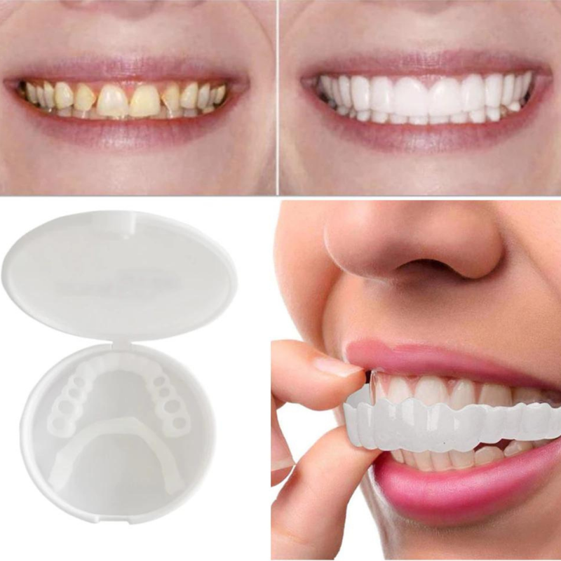 Protesi Dentale Facile | Soluzione Istantanea con Design Confortevole | Sorriso Perfetto Senza Adesivi 1