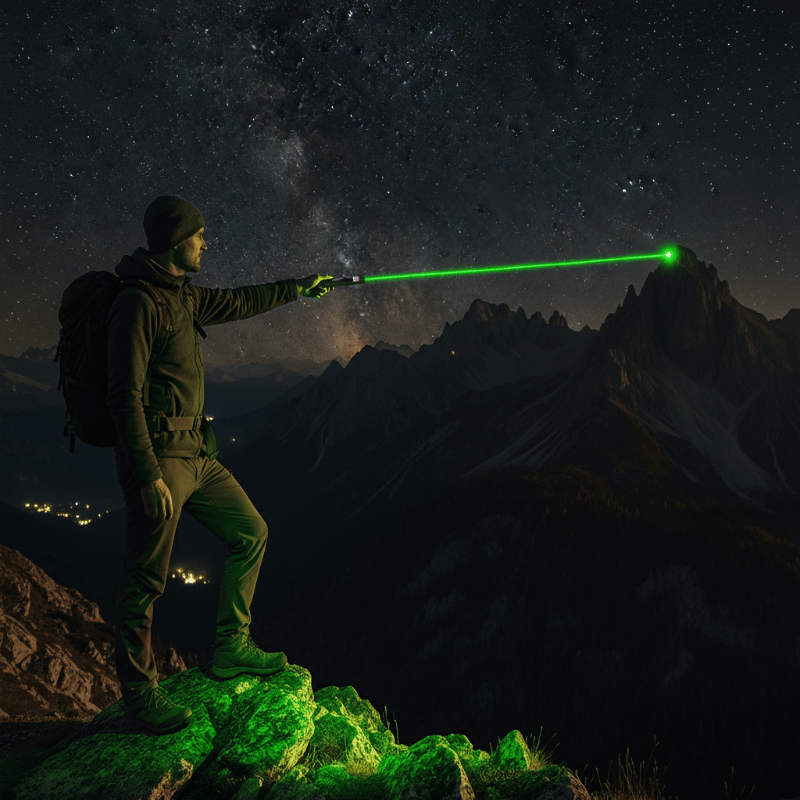 Puntatore Laser Potente con Messa a Fuoco Regolabile | Ricaricabile USB per Presentazioni e Osservazione delle Stelle 2