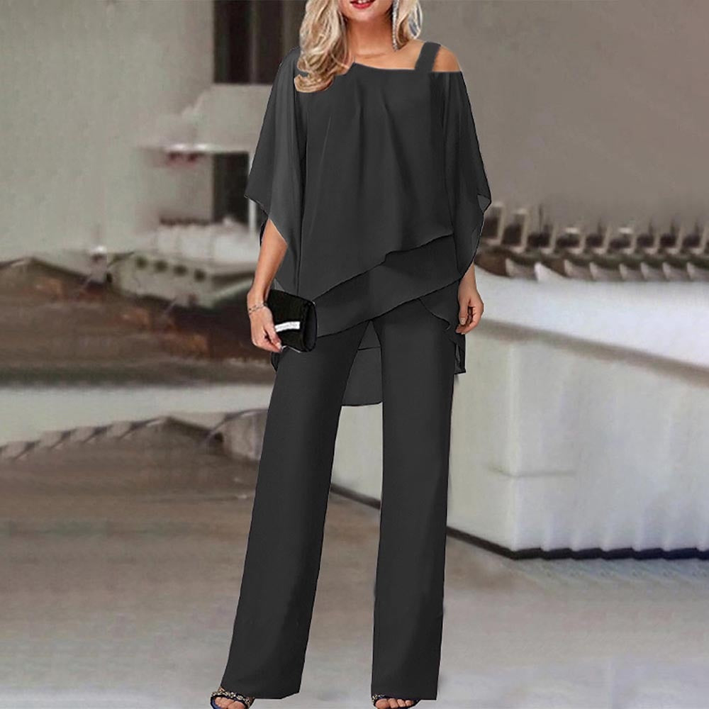 Samantha | Elegante Completo Donna Cerimonia con Spalle Scoperte 2
