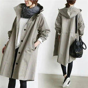 Saveria | Impermeabile Oversize Chic per Cappotto Donna Moderno 1
