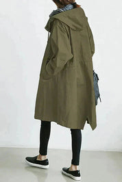 Saveria | Impermeabile Oversize Chic per Cappotto Donna Moderno 7