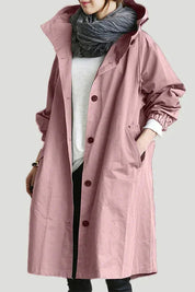 Saveria | Impermeabile Oversize Chic per Cappotto Donna Moderno 9