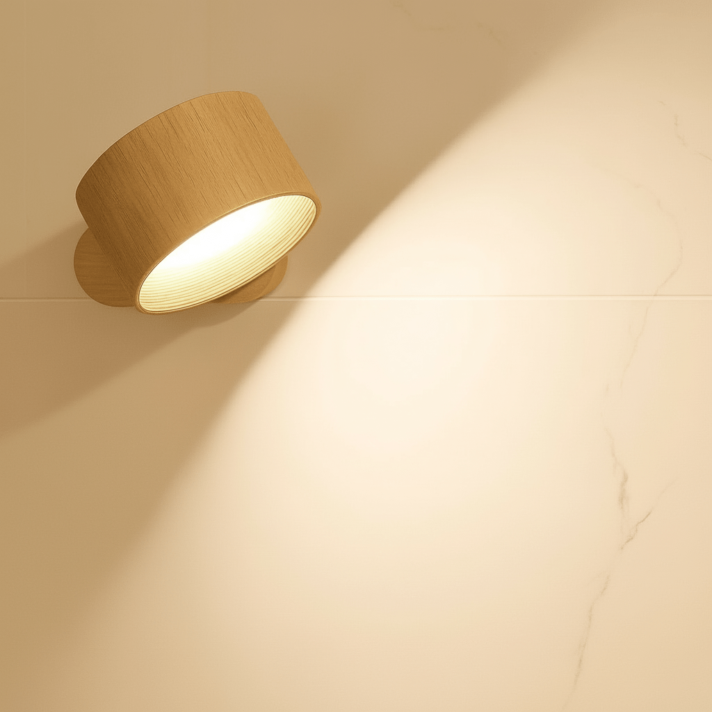 ScandiGlow | Elegante Lampada da Parete Wireless con Design Nordico 5