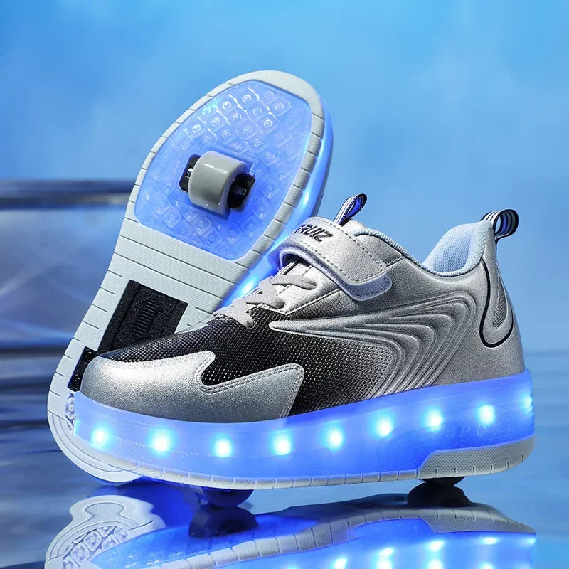 Scarpe da Ginnastica LED per Bambini con Ruote Integrate | Comfort e Stile per Avventure all'Aperto 10