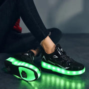 Scarpe da Ginnastica LED per Bambini con Ruote Integrate | Comfort e Stile per Avventure all'Aperto 3