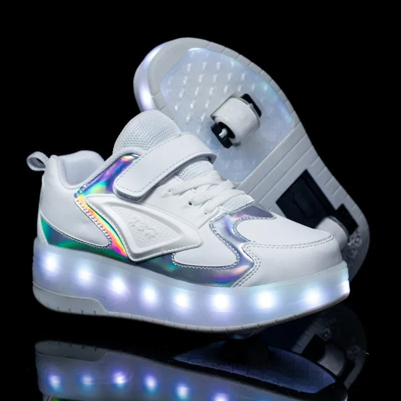 Scarpe da Ginnastica LED per Bambini con Ruote Integrate | Comfort e Stile per Avventure all'Aperto 4