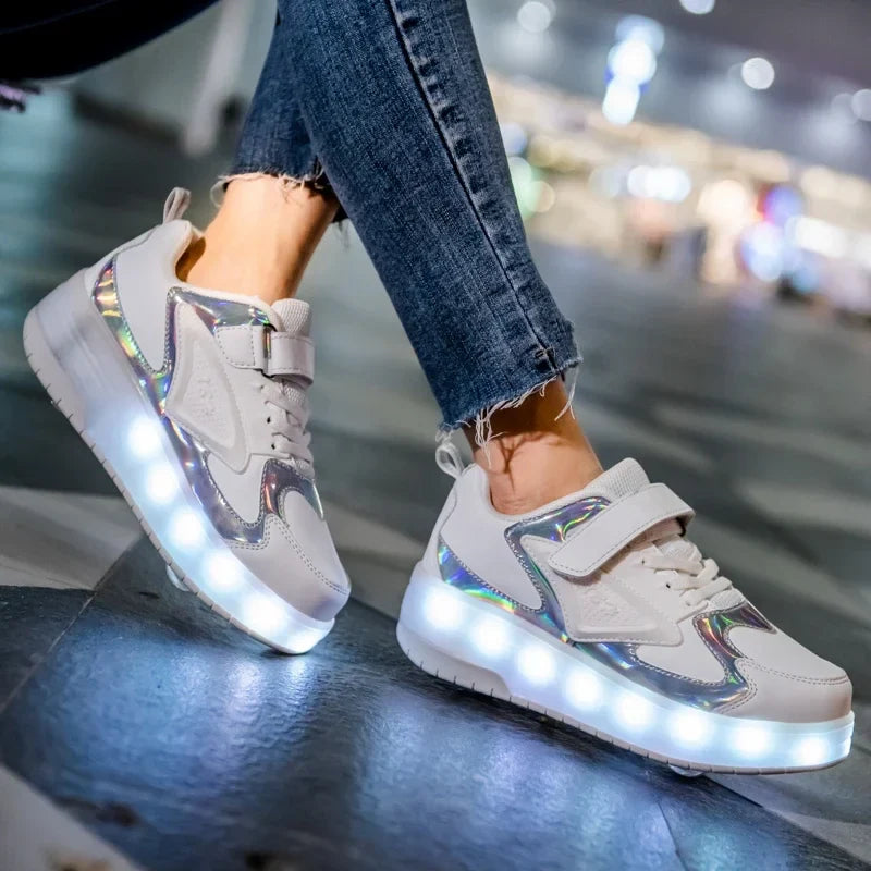 Scarpe da Ginnastica LED per Bambini con Ruote Integrate | Comfort e Stile per Avventure all'Aperto 5