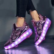 Scarpe da Ginnastica LED per Bambini con Ruote Integrate | Comfort e Stile per Avventure all'Aperto 7