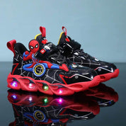 Scarpe da Ginnastica LED per Ragazzi con Suola Antiscivolo e Design Supereroe | Comfort e Sicurezza per Avventure Attive 3