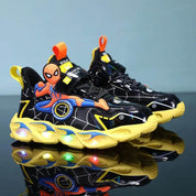 Scarpe da Ginnastica LED per Ragazzi con Suola Antiscivolo e Design Supereroe | Comfort e Sicurezza per Avventure Attive 5