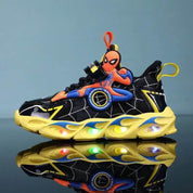 Scarpe da Ginnastica LED per Ragazzi con Suola Antiscivolo e Design Supereroe | Comfort e Sicurezza per Avventure Attive 7