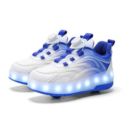 Scarpe da Skate a Rotelle con Luci LED e Design Robusto | Ricaricabili per Divertimento all'Aperto per Bambini 6