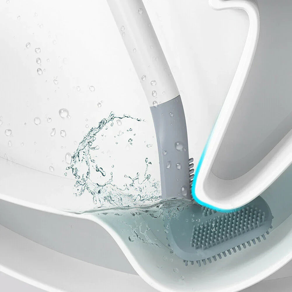 Scopino WC | Scopino per Bagno con Testa Flessibile per Pulizia Profonda 1