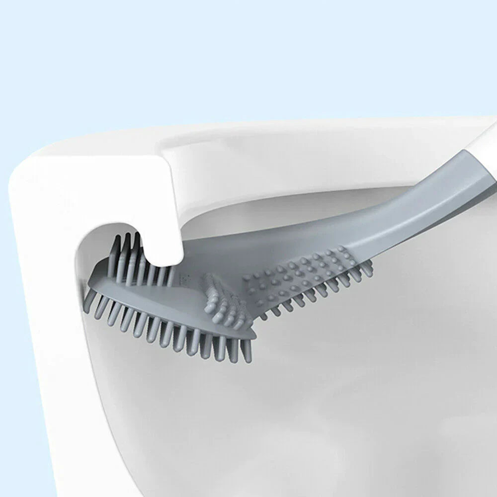 Scopino WC | Scopino per Bagno con Testa Flessibile per Pulizia Profonda 2