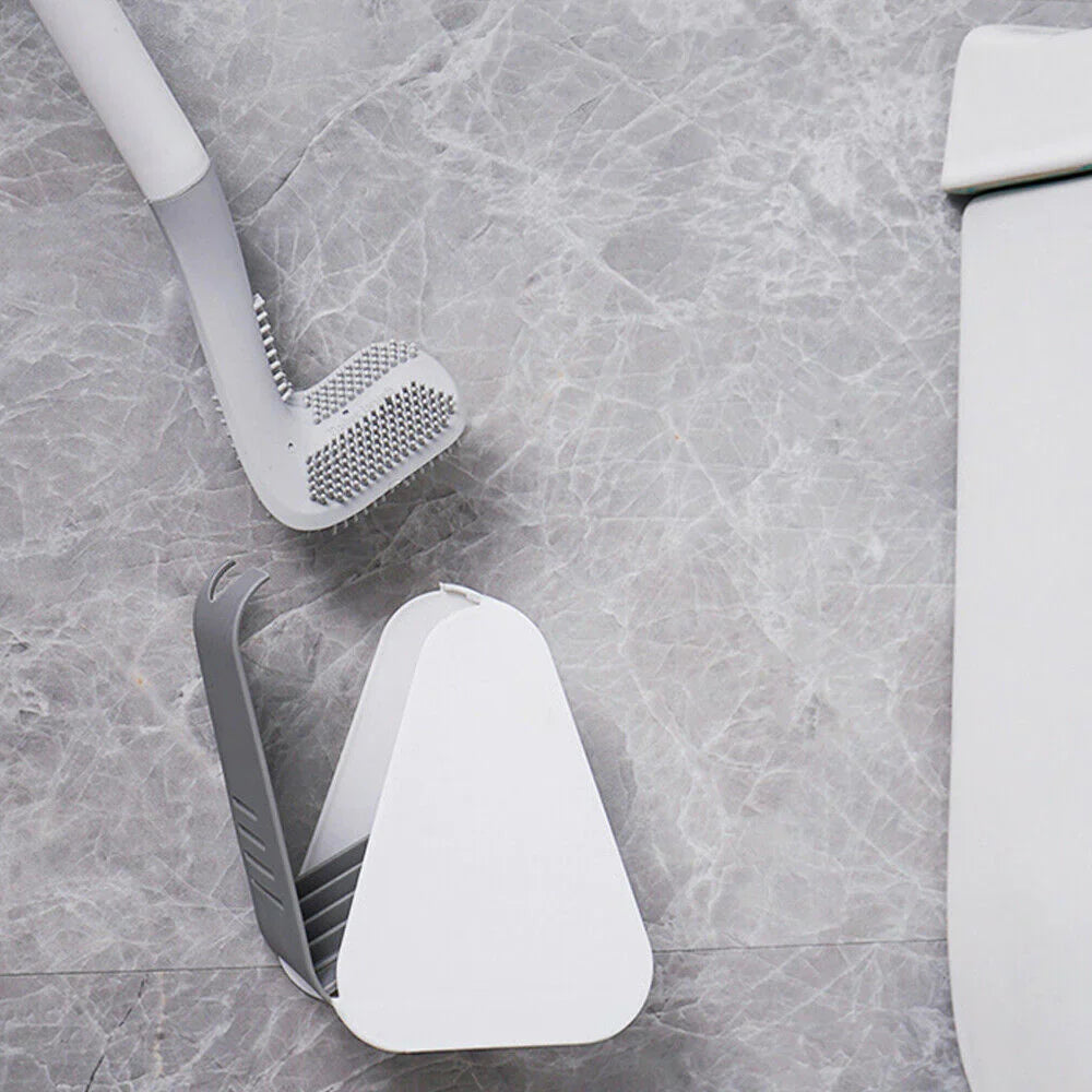 Scopino WC | Scopino per Bagno con Testa Flessibile per Pulizia Profonda 4