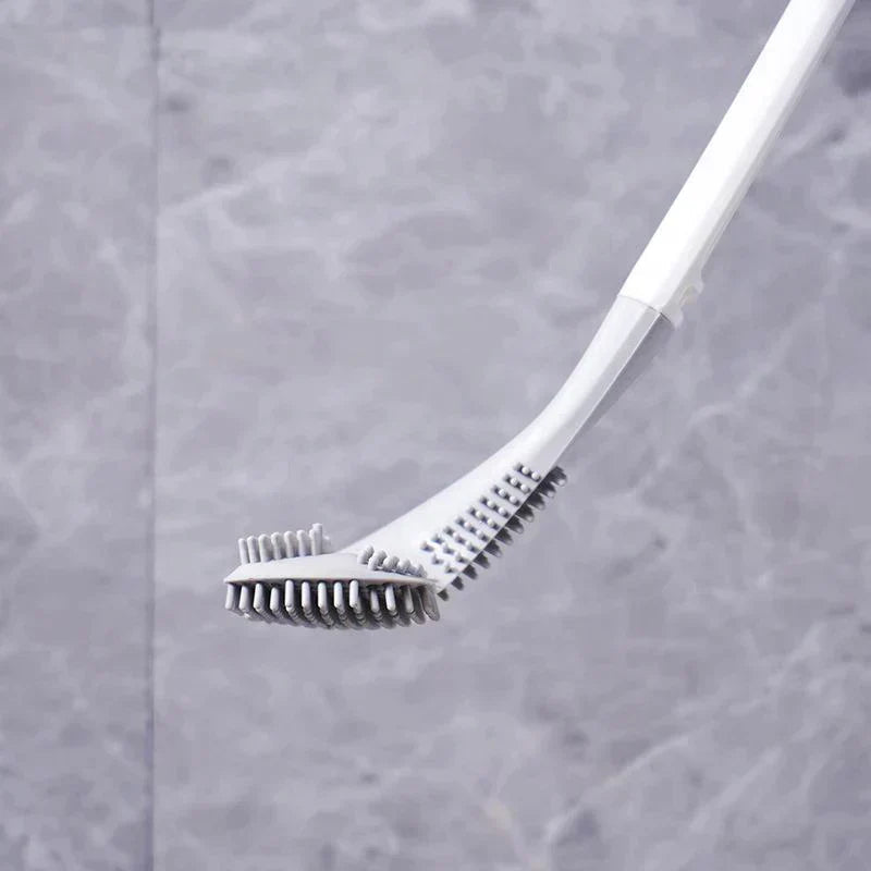 Scopino WC | Scopino per Bagno con Testa Flessibile per Pulizia Profonda 5