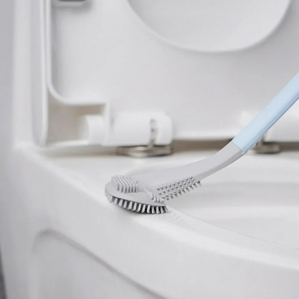 Scopino WC | Scopino per Bagno con Testa Flessibile per Pulizia Profonda 6