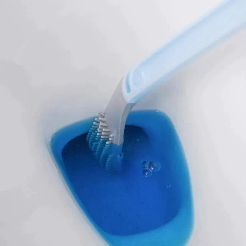 Scopino WC | Scopino per Bagno con Testa Flessibile per Pulizia Profonda 7
