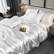 Set Biancheria da Letto Matrimoniale con Copripiumino e Lenzuola Lisce | Comfort e Manutenzione Facile per Tutte le Stagioni 5
