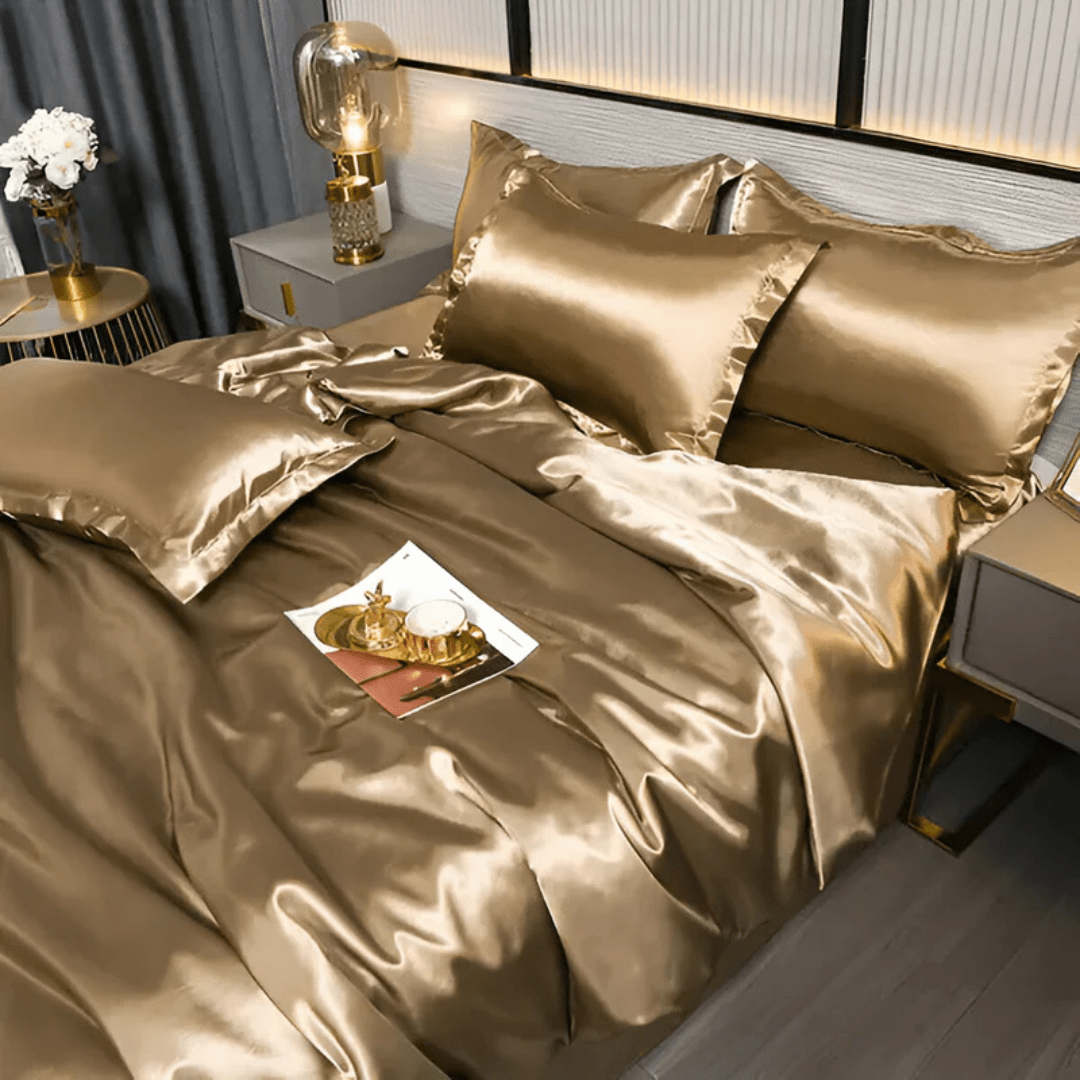 Set Biancheria da Letto Matrimoniale con Copripiumino e Lenzuola Lisce | Comfort e Manutenzione Facile per Tutte le Stagioni 6