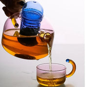 Set di Bollitore e Tazze in Vetro Borosilicato con Design Elegante | Perfetto per Tè e Caffè 2