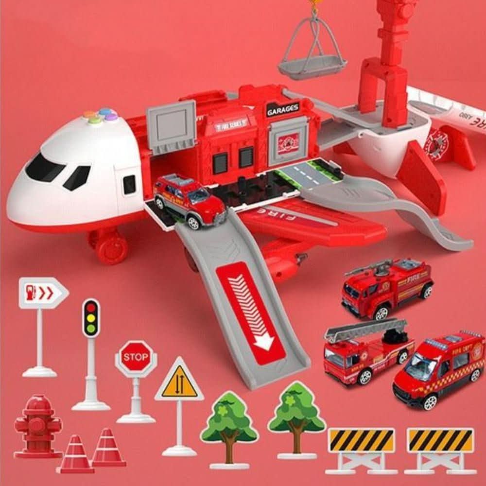 SkyQuest Adventure Set | Giocattolo con Aereo e Veicoli per Bambini | Stimola l'Immaginazione e il Gioco di Ruolo 1