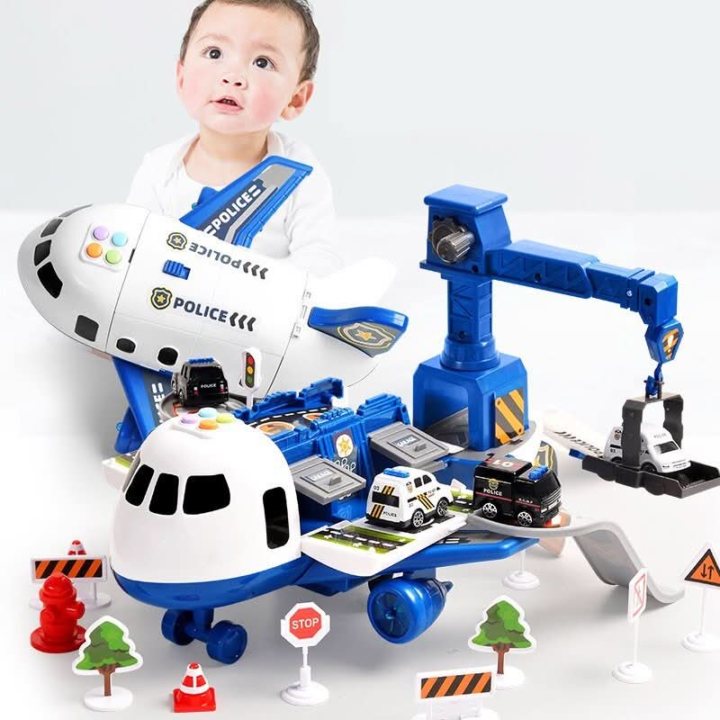 SkyQuest Adventure Set | Giocattolo con Aereo e Veicoli per Bambini | Stimola l'Immaginazione e il Gioco di Ruolo 5