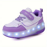 Sneakers LED Roller per Bambini con Ruote Rimovibili e Design Modaiolo | Comfort e Stile per Giocare e Avventure 0