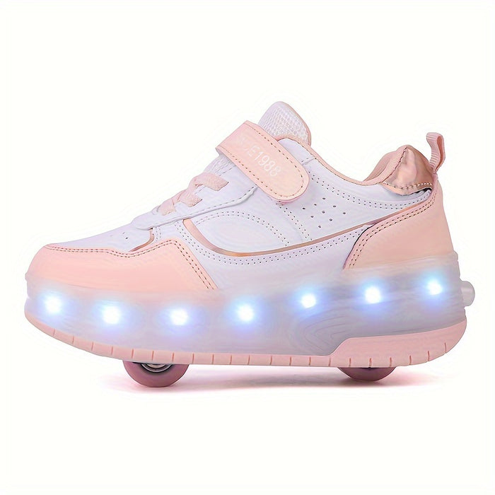 Sneakers LED Roller per Bambini con Ruote Rimovibili e Design Modaiolo | Comfort e Stile per Giocare e Avventure 4