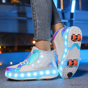 Sneakers Luminose per Bambini con Ali Ricaricabili USB | Comfort e Stile per Attività all'Aperto 4
