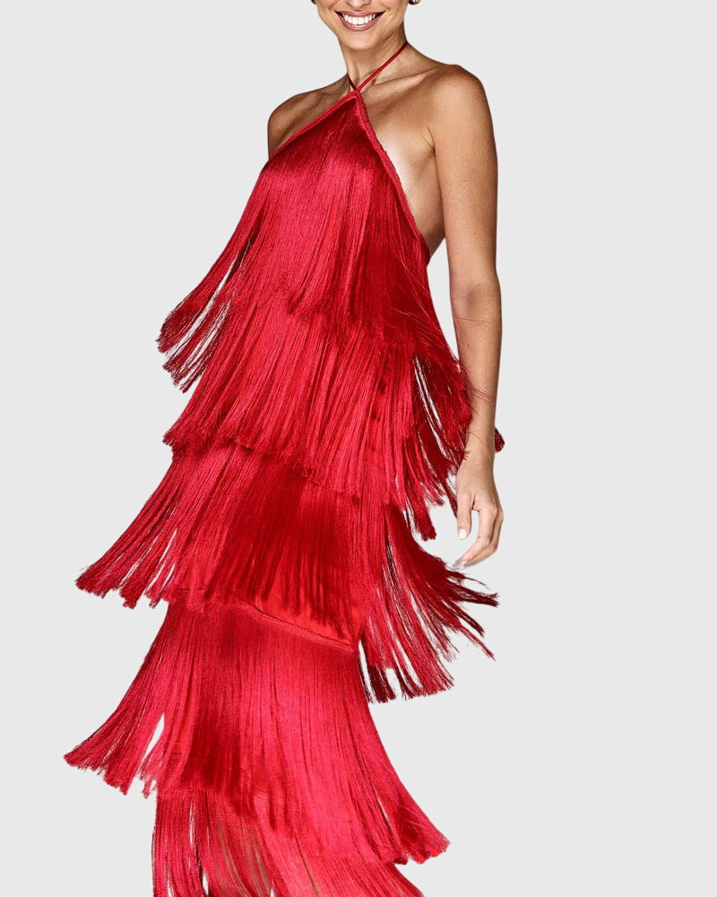 Sofia | Elegante Abito Cerimonia con Nappe per Donna 0