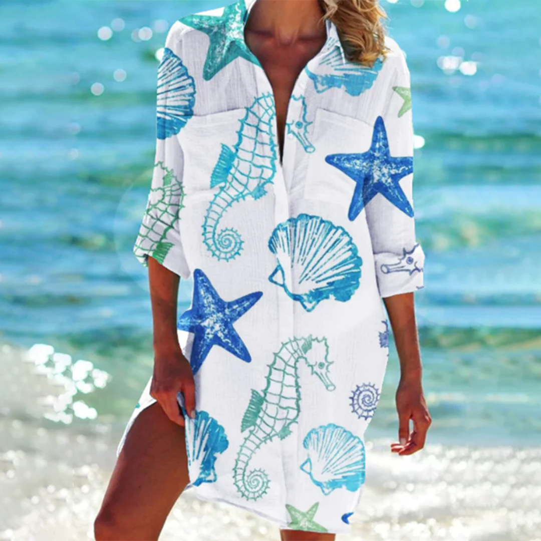 Sofia | Elegante Abito Chemisier Slim Donna 1