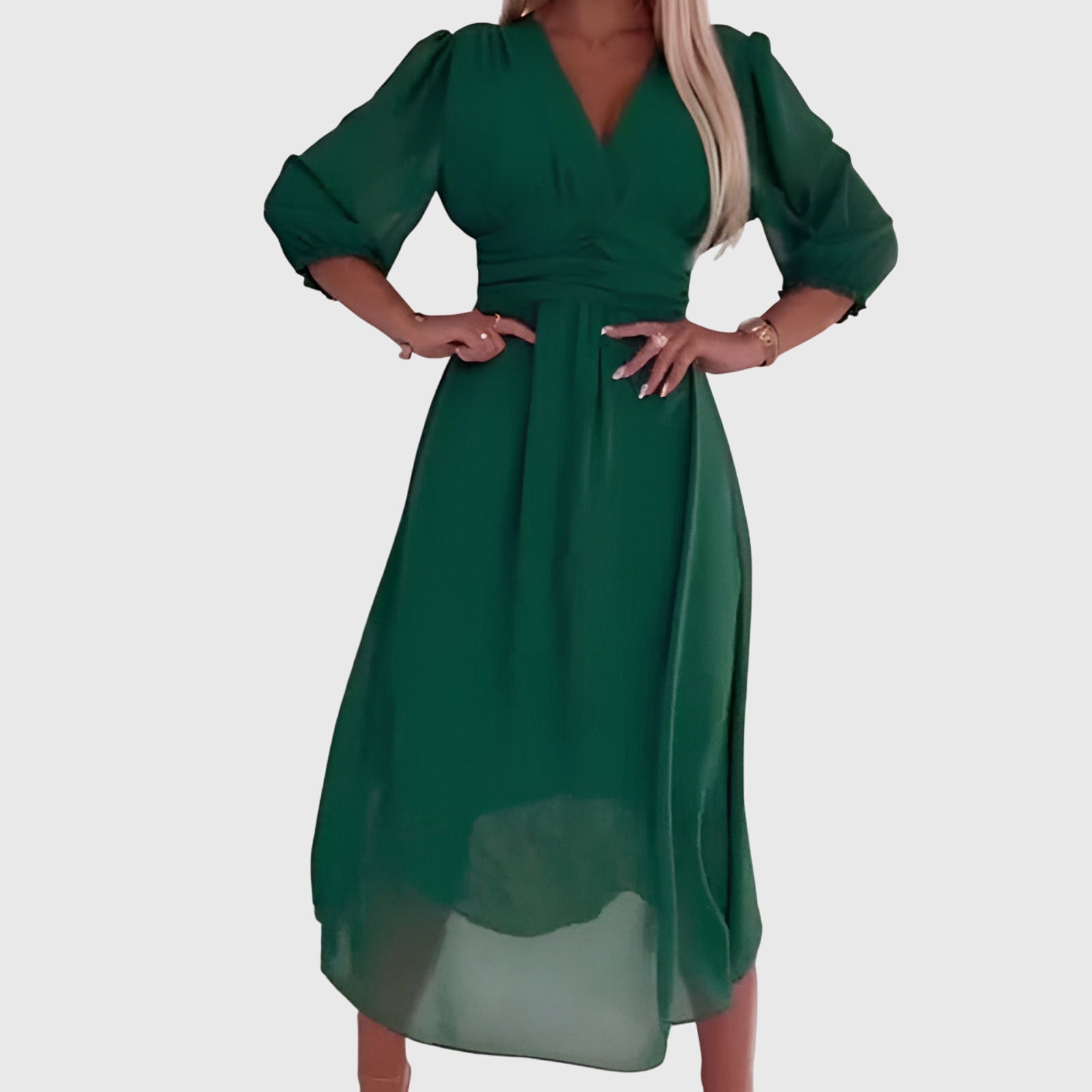 Sofia | Elegante Abito Chiffon Leggero da Cerimonia Donna 2