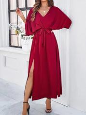 Sofia | Elegante Abito Donna con Scollo a V per Cerimonie e Occasioni Speciali 10