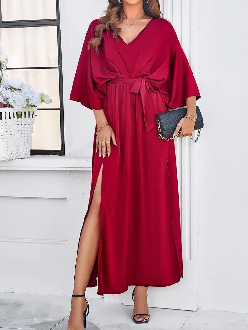 Sofia | Elegante Abito Donna con Scollo a V per Cerimonie e Occasioni Speciali 8