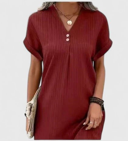 Sofia | Elegante Abito Drappeggiato Comodo per Donna 6
