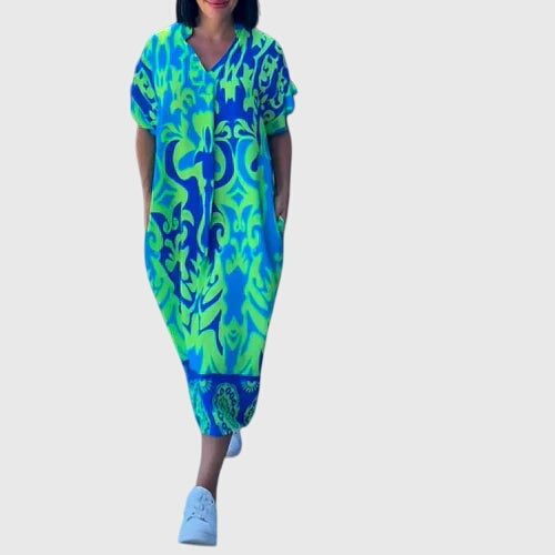 Sofia | Elegante Abito Estivo Floreale per Donna 0